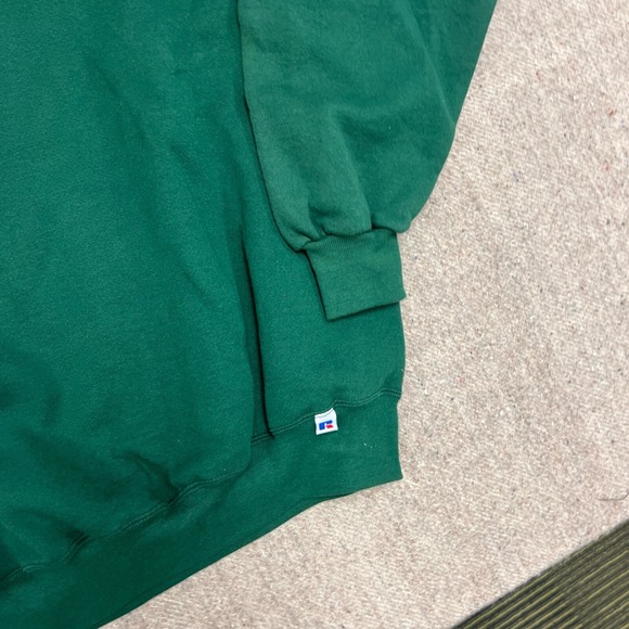 Vintage Ohio Bobcats Sweatshirt Mens XXL Green 1990s Russell Athletic - Picture 3 of 5